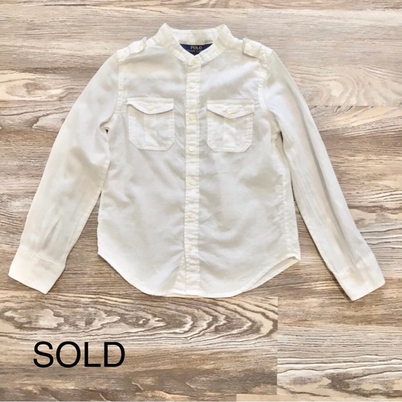 Polo Ralph Lauren Other - Polo Ralph Lauren White Long Sleeve Button Down Shirt 7